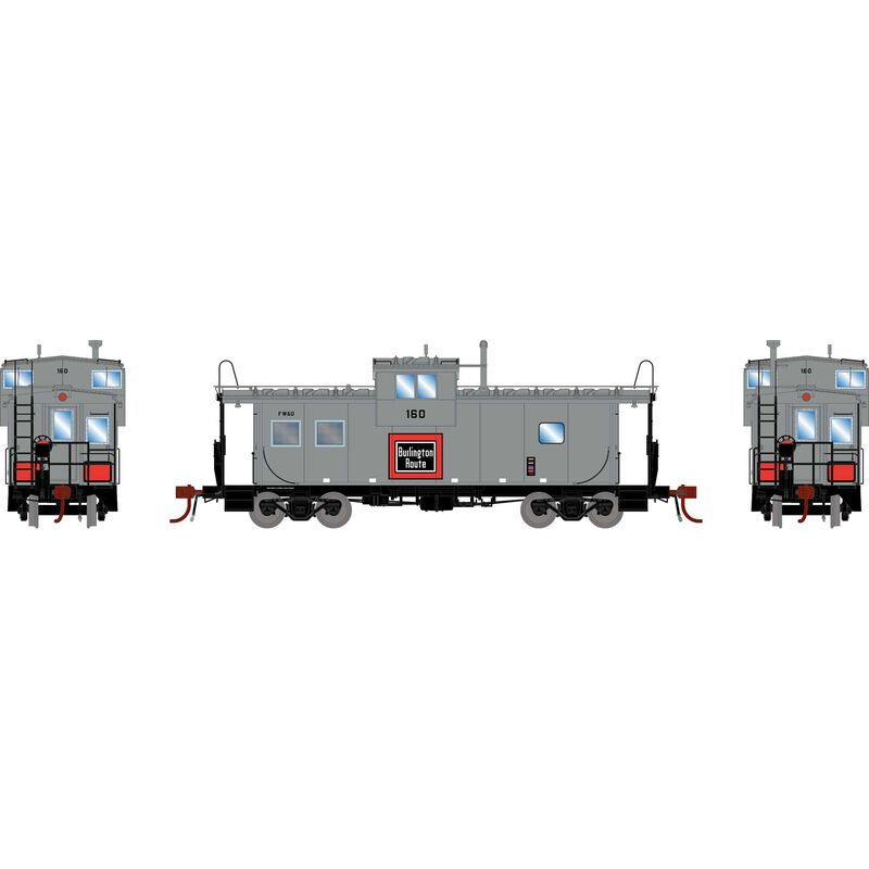 HO ICC Caboose with Lights, FW&D #160