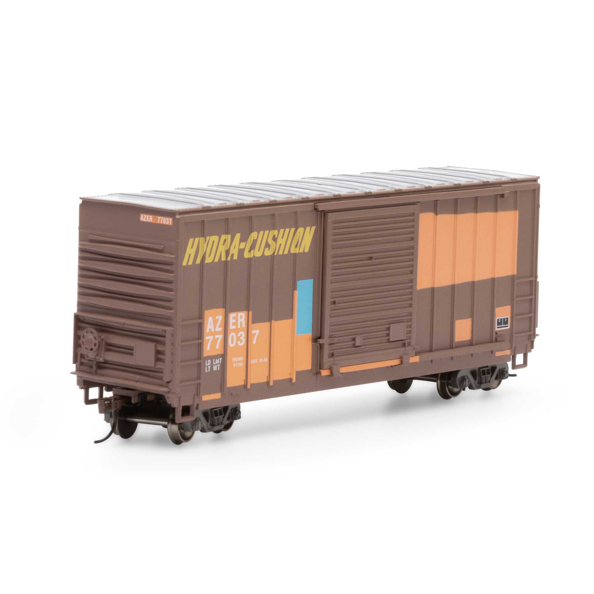 ヴィンテージ Athearn HOゲージ 貨車 3両セット Roundhouse HO 40' High Cube Outside Braced Box, AZER #77037 Model