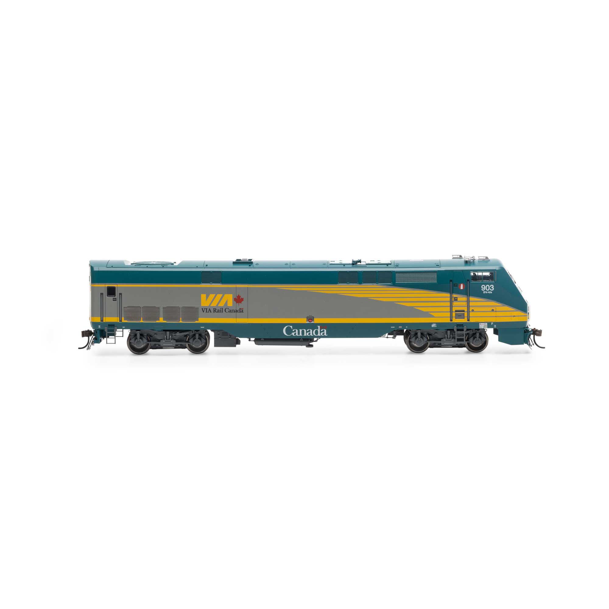 Athearn HO AMD103/P42DC with DCC & Sound, VIA #903 Model Train