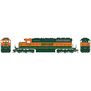 HO SD40-2 Locomotive with DCC & Sound, BNSF / Rebuilt #7336