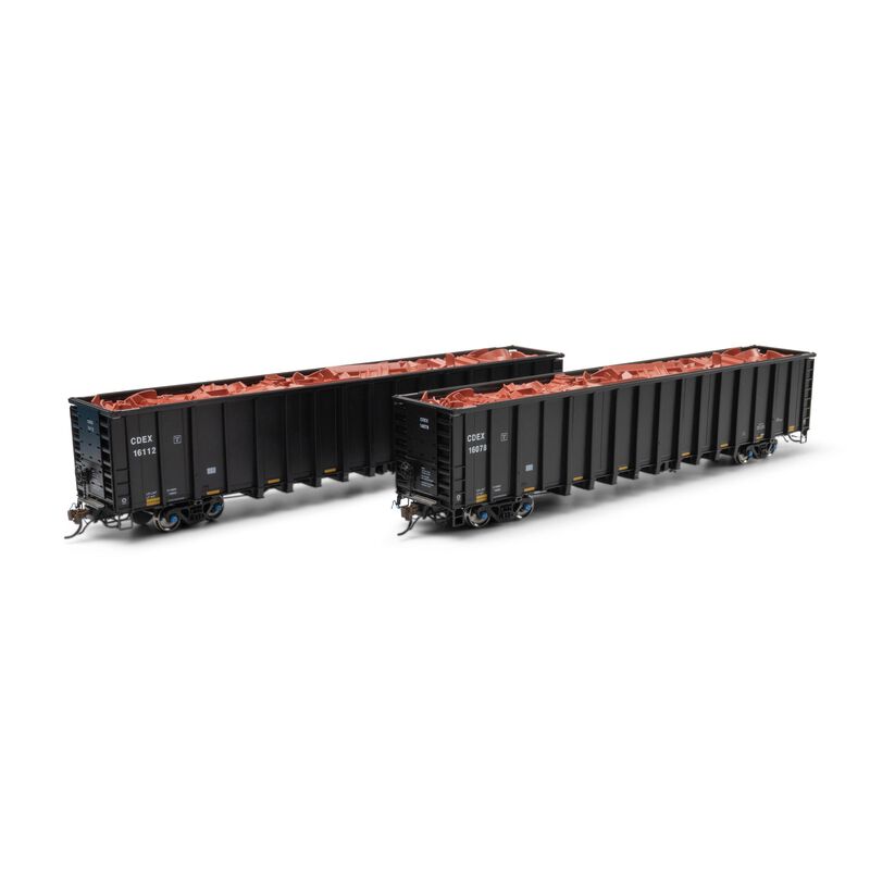 Athearn HO NSC 6400 Gondola with Scrap Load, CDEX #16078, 16112 (2)