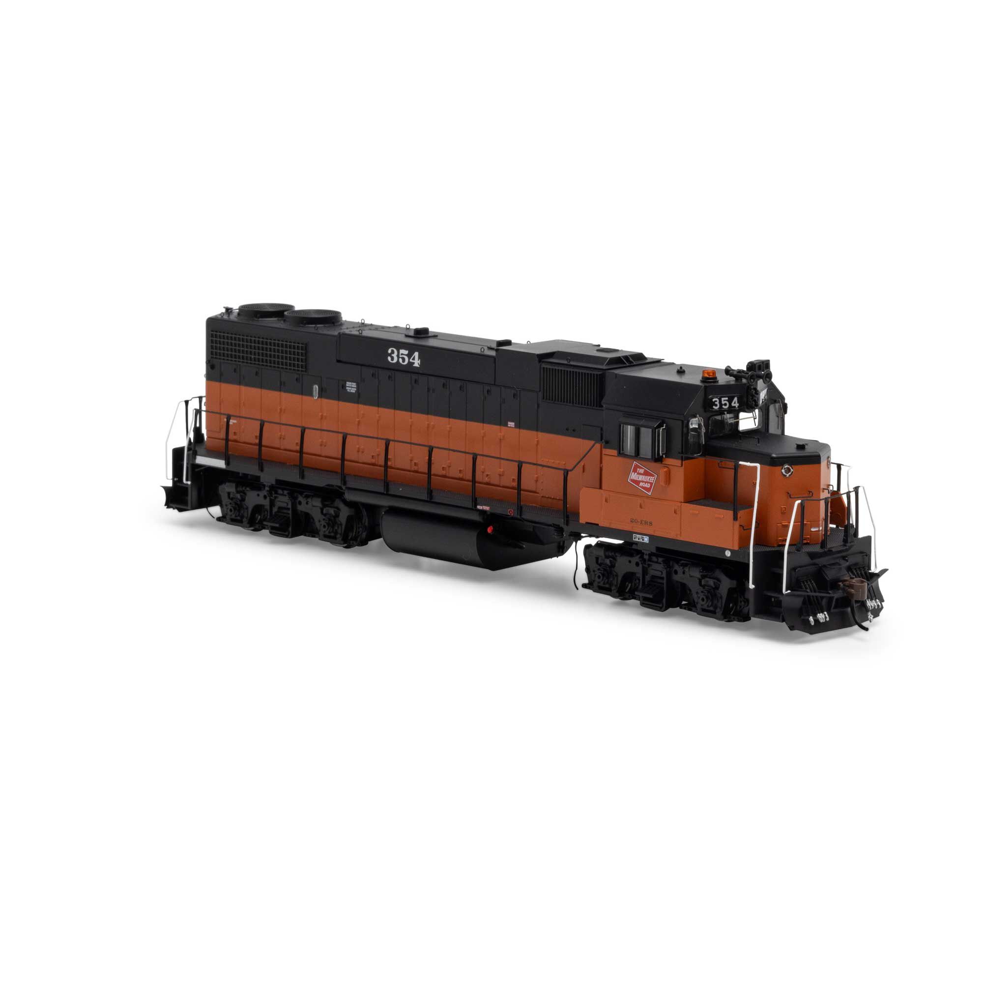 HO GP38-2 Locomotive with DCC & Sound, MILW #354 Model Train