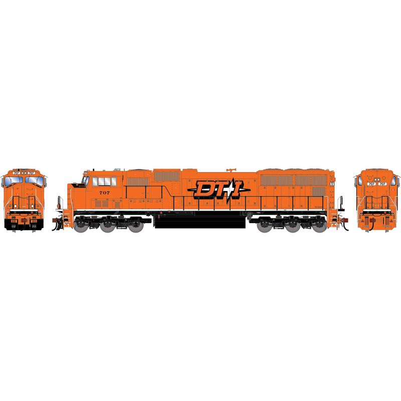 Athearn Genesis HO GEN SD70M Locomotive w/DCC & Sound, Legendary Liveries DTI #707