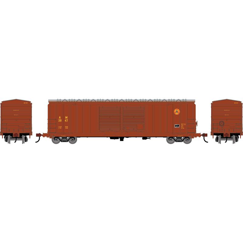 HO 50' FMC 5283 Double Door Box Car, AM #2047