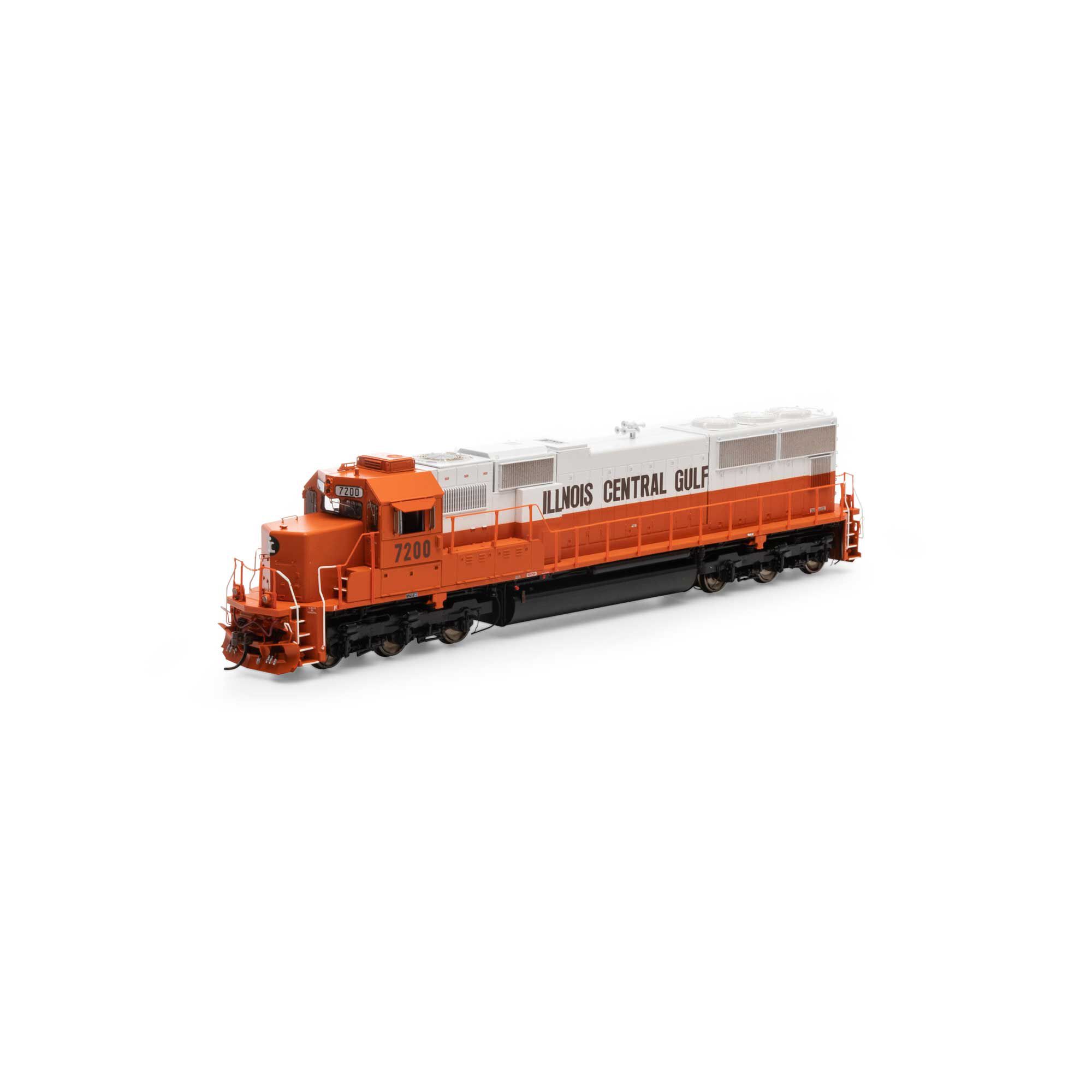 HO SD70 with DCC & Sound, Illinois Central Gulf #7200 Model Train