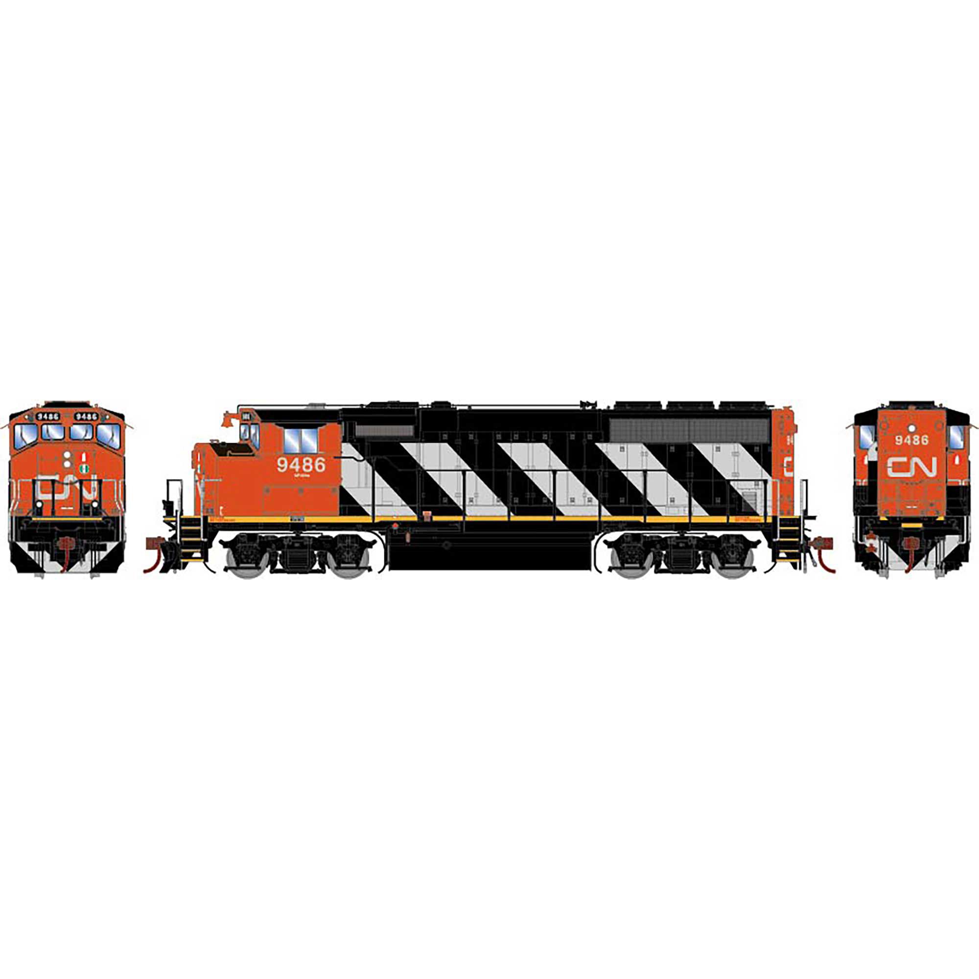 のり　a HO GP40-2L, CN #9486 Model Train | Athearn | Athearn