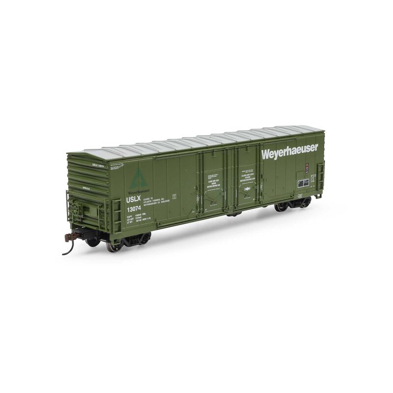 Athearn HO 50' Evans DD Plug Box Car, USLX #13074