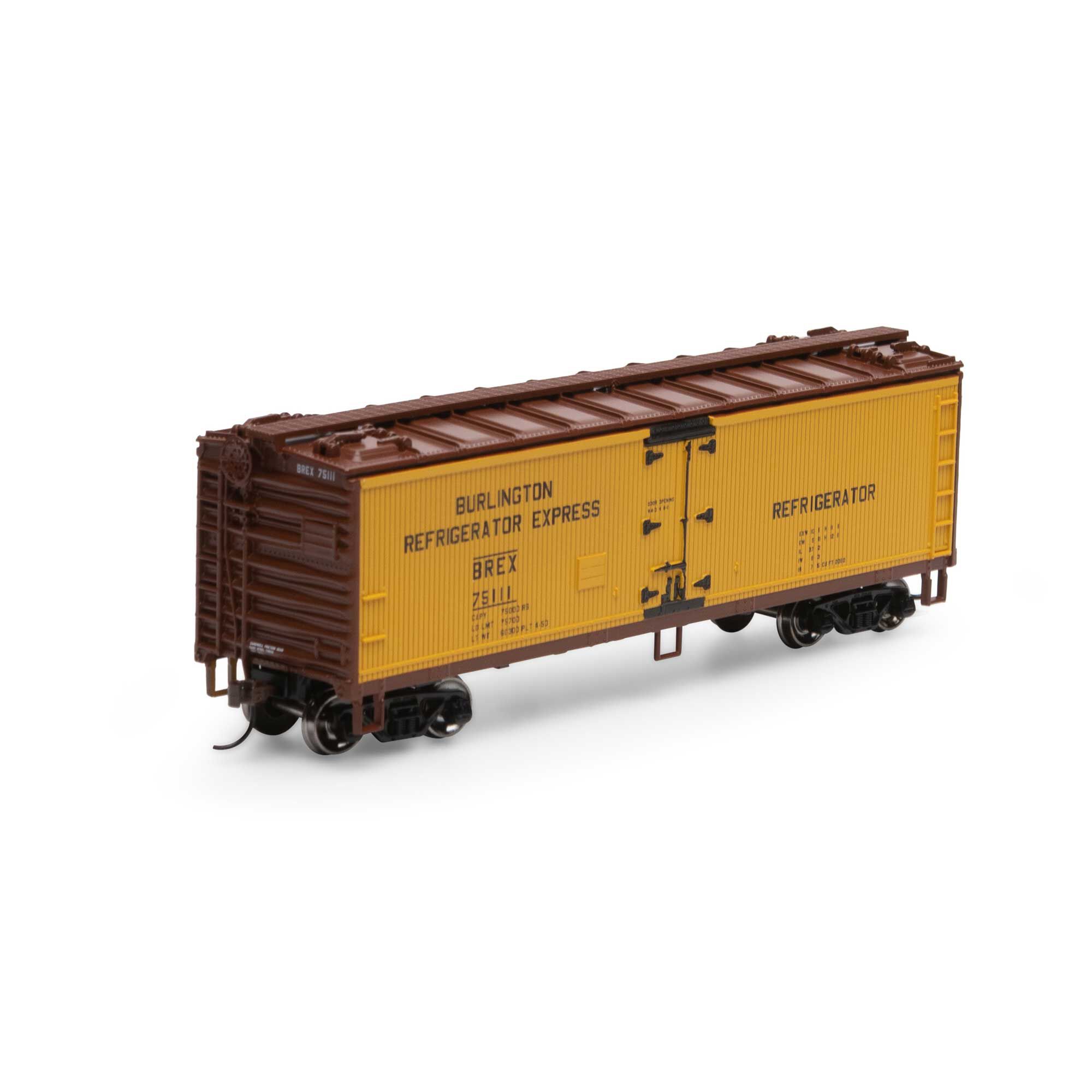 HO 40' Wood Reefer, BREX #75111 Model Train | Athearn | Athearn