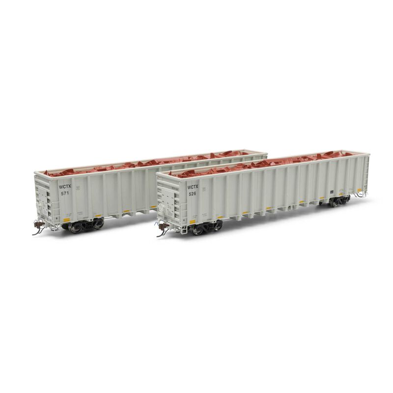 HO NSC 6400 Gondola with Scrap Load, WCTX #526, 571 (2)