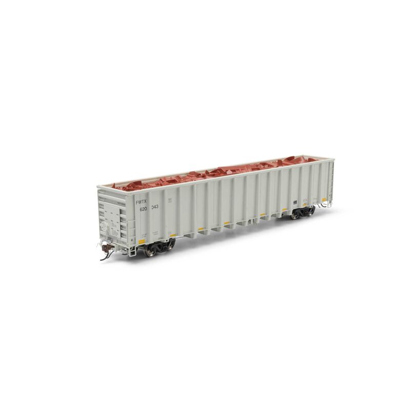 HO NSC 6400 Gondola with Scrap Load, FWTX #620043