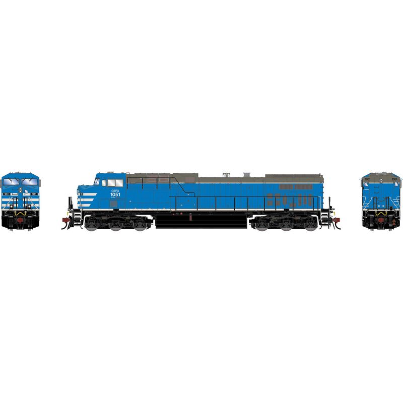 HO GEN AC4400CW Locomotive w/DCC & SOUND, CEFX #1051