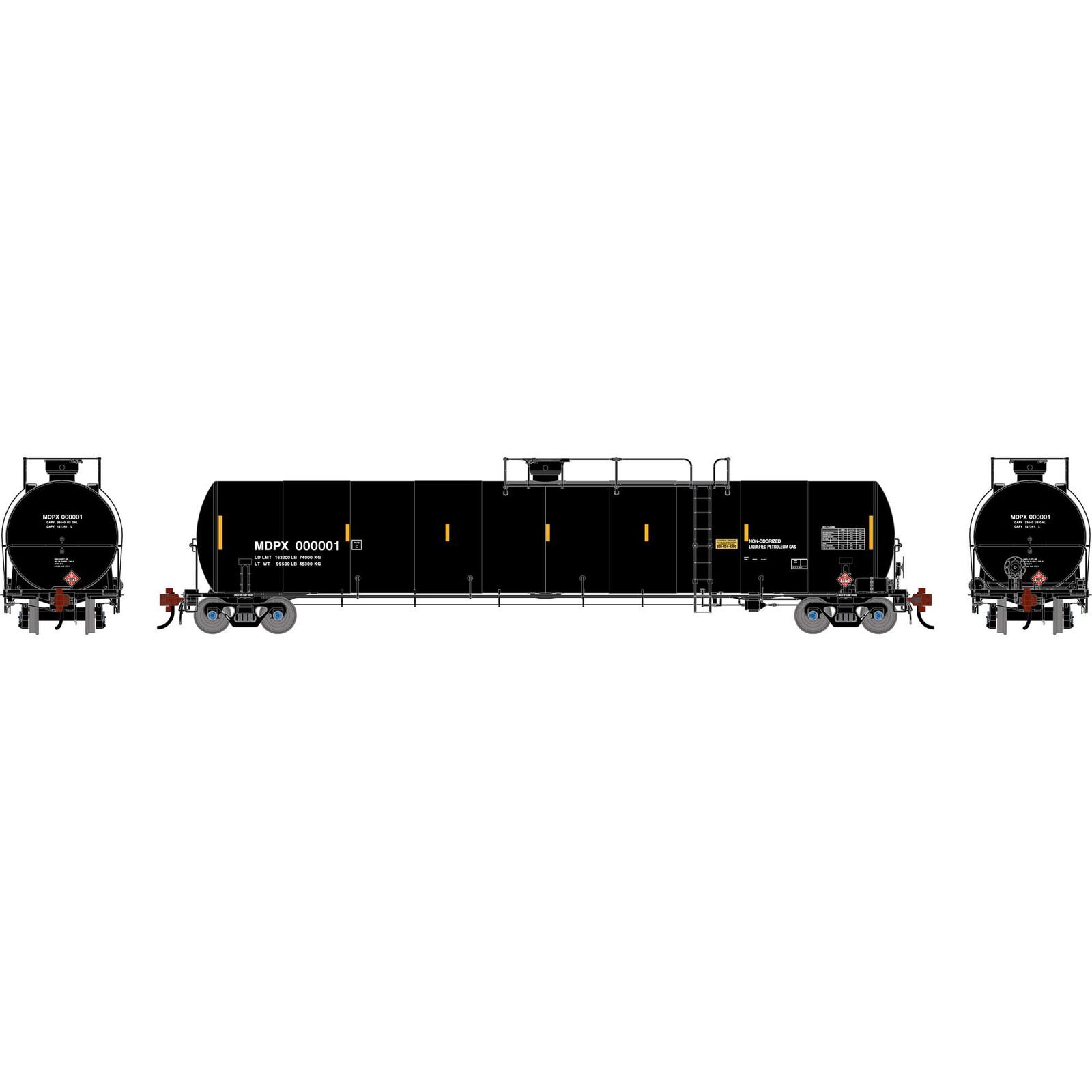 HO GEN UTC 33K LPG Tank Car, MDPX #000001