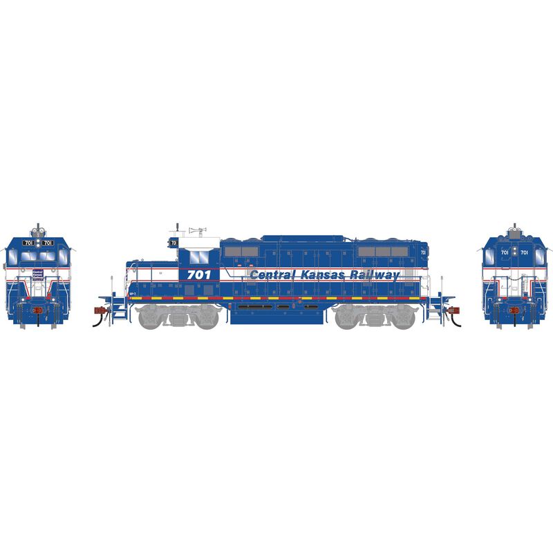 HO GP7u Locomotive with DCC & Sound, CKRY #701