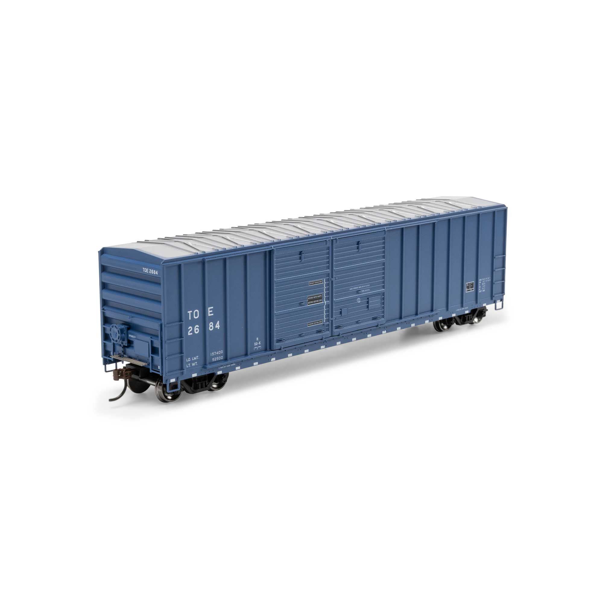 Athearn HO 50' FMC 5077 DD Offset Box Car, TOE #2684 Model Train