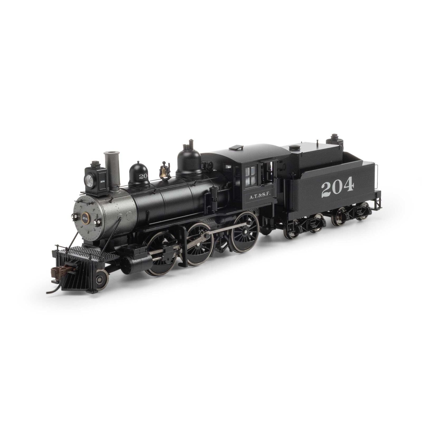 HO RTR Old Time 2-6-0 Mogul, ATSF #204