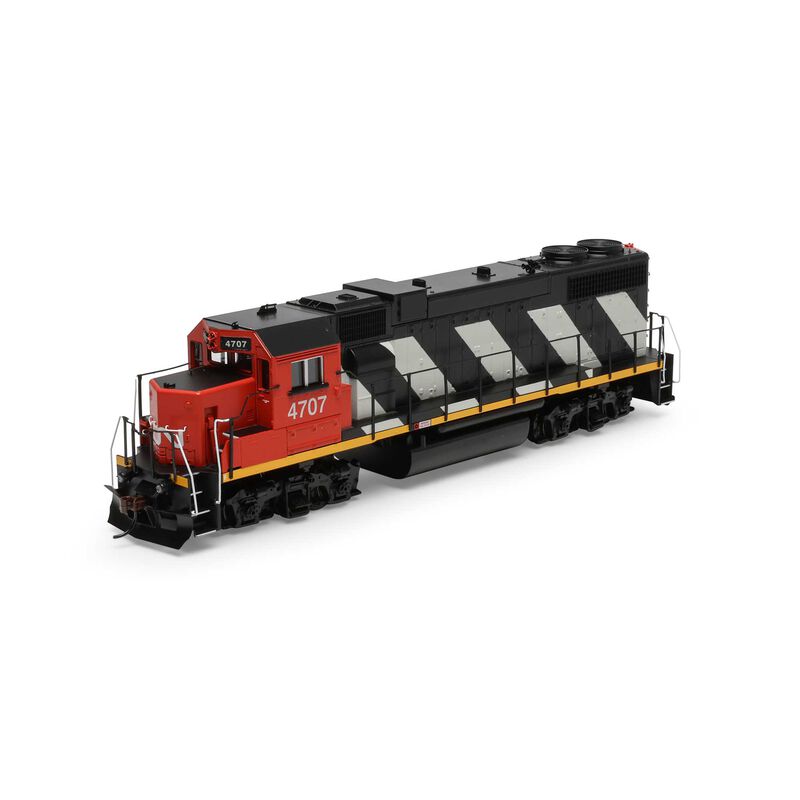 HO GP38-2 Locomotive, Sound-Ready with Speaker, CN #4707
