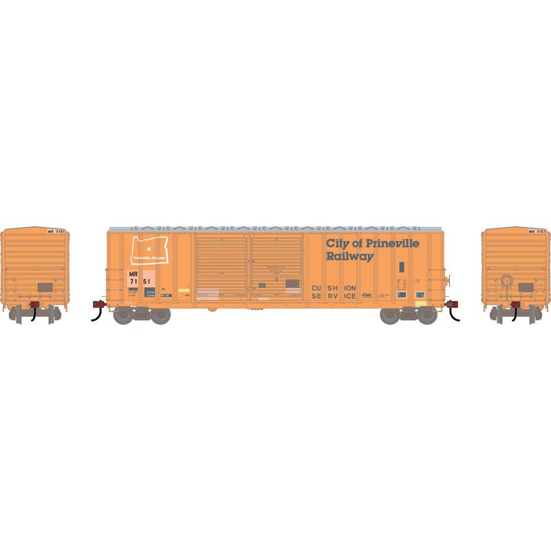 Athearn HO ATH 50' FMC 5077 DD Offset Box Car, Primed For Grime MR 'Ex-COP' #7151