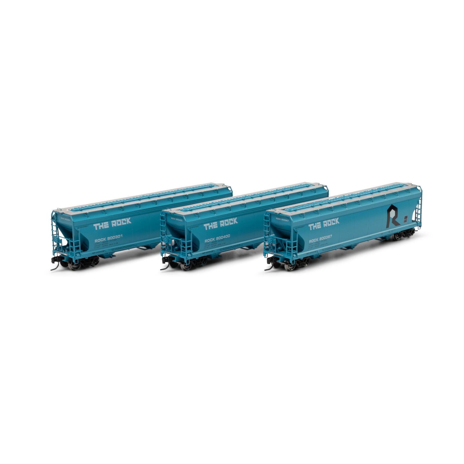 Athearn Genesis N ACF4600 Covered Hoppers, RI #800301/800367/800400 (3)