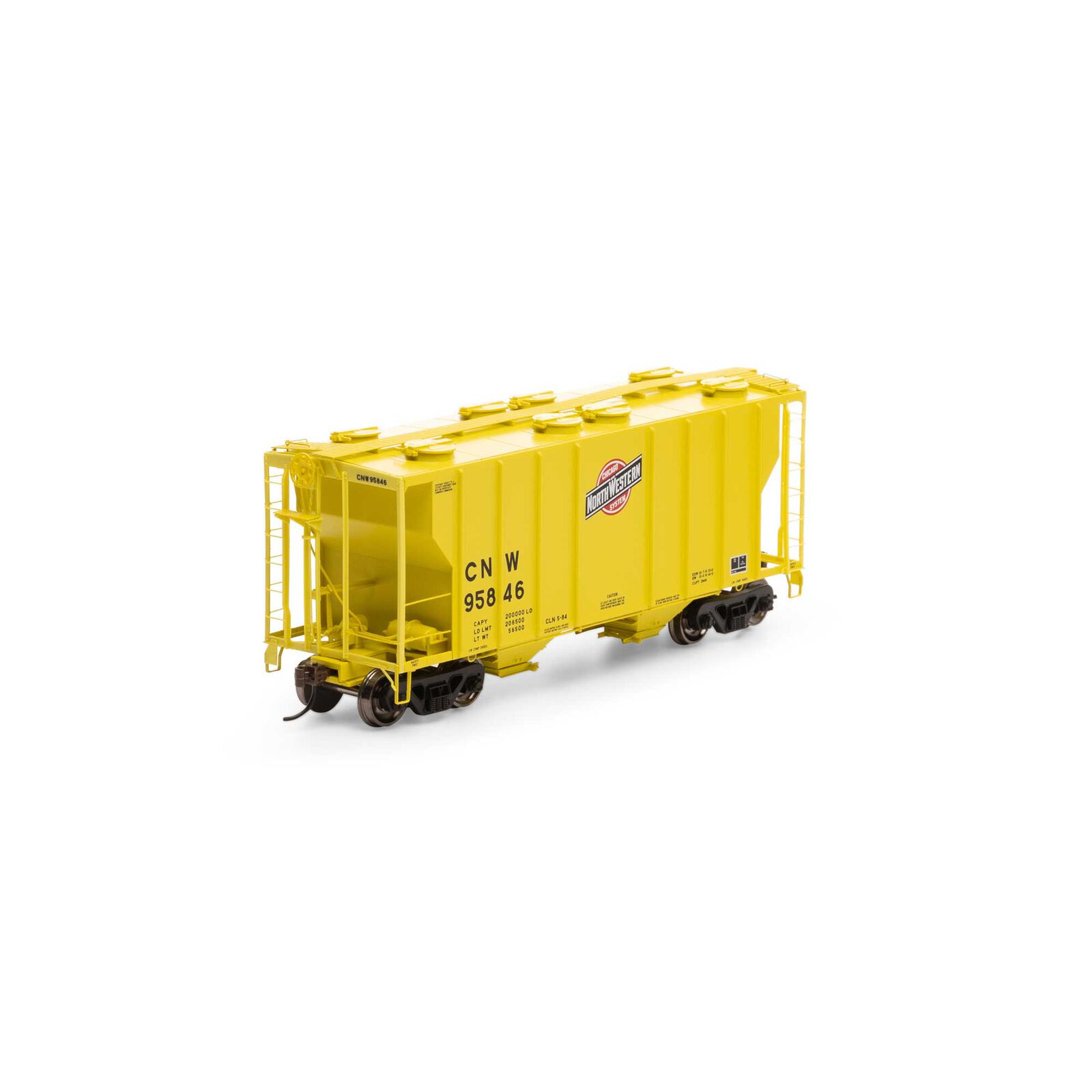 HO PS-2 2600 Covered Hopper, C&NW #95846