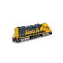 HO GP39-2u Locomotive with DCC & Sound, ATSF #3415