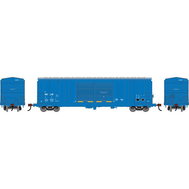 HO 50' FMC 5283 Double Door Box Car, MILW #156019
