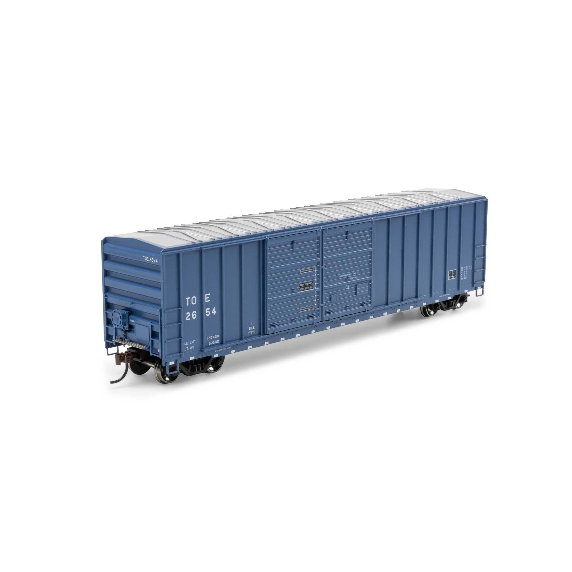 Athearn HO 50' FMC 5077 DD Offset Box Car, TOE #2654 Model Train