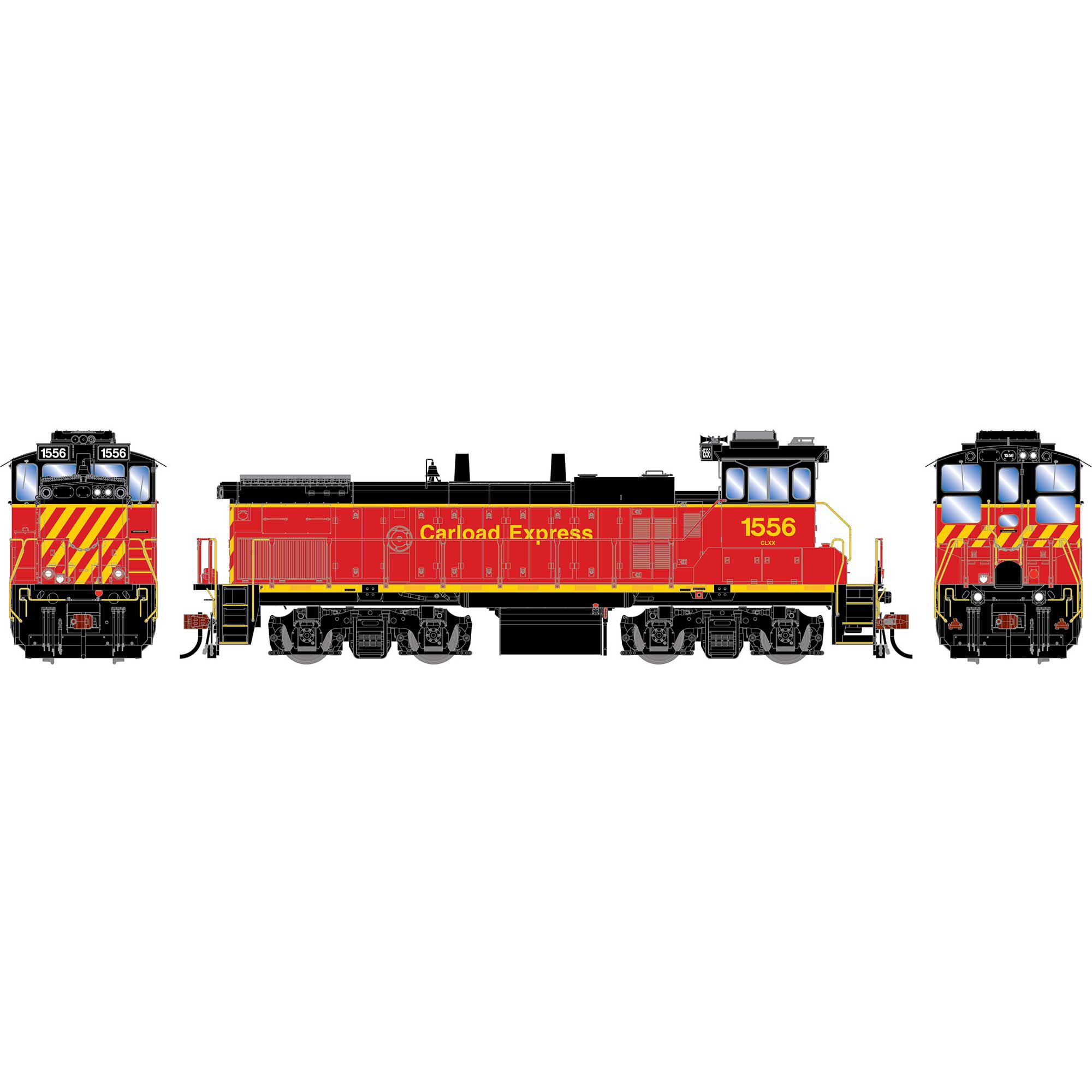 HO GEN MP15AC Locomotive w/DCC & Sound, CLXX #1556 Model Train