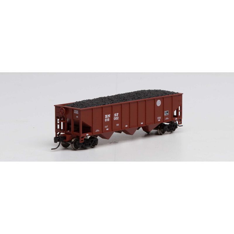 N 40' 3-Bay Ribbed Hopper with Load, BNSF #618002