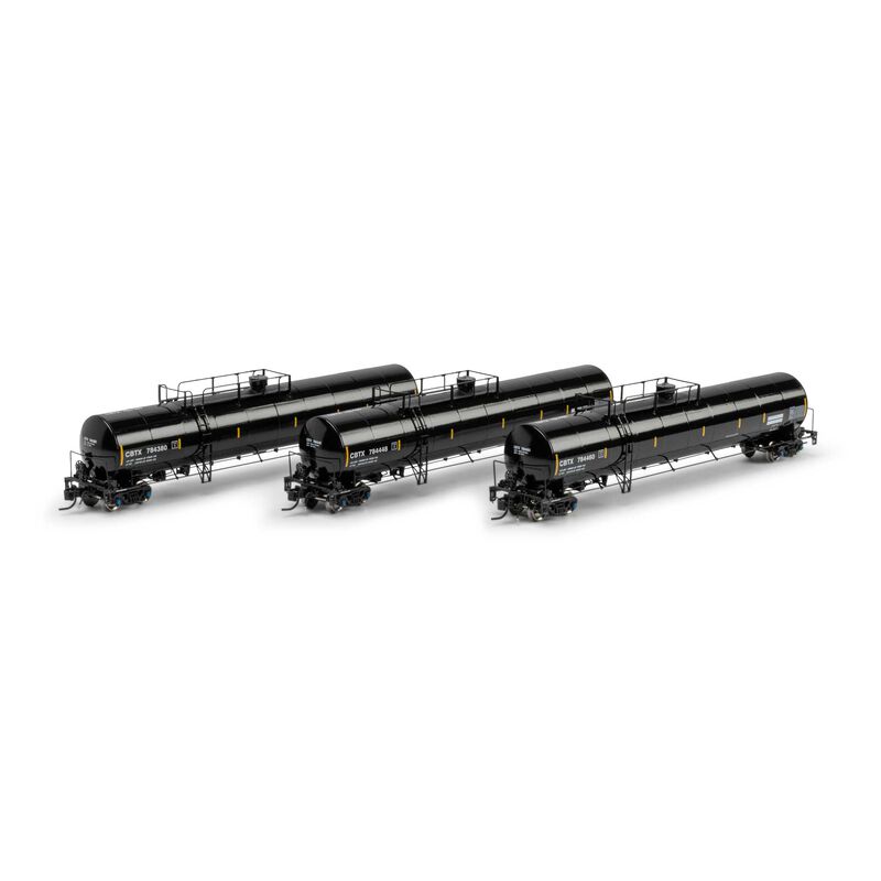 Athearn Genesis N UTC 33K LPG Tank Car- Late, CBTX #784380/784448/784460 (3)