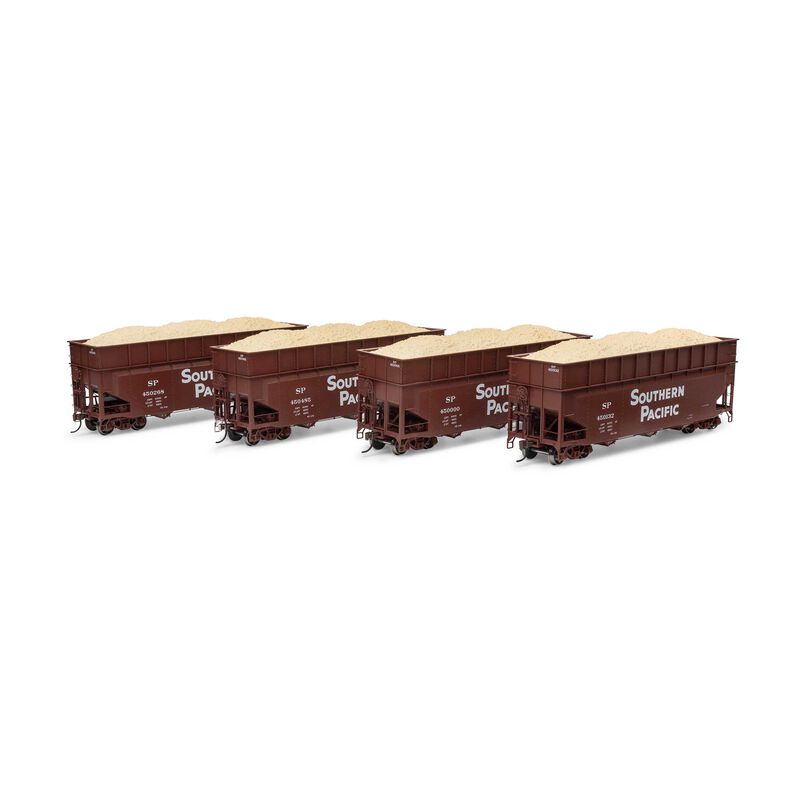 Athearn HO 40' Wood Chip Hopper with Load, SP #450000 / 450132 / 450268 / 450485 (4)