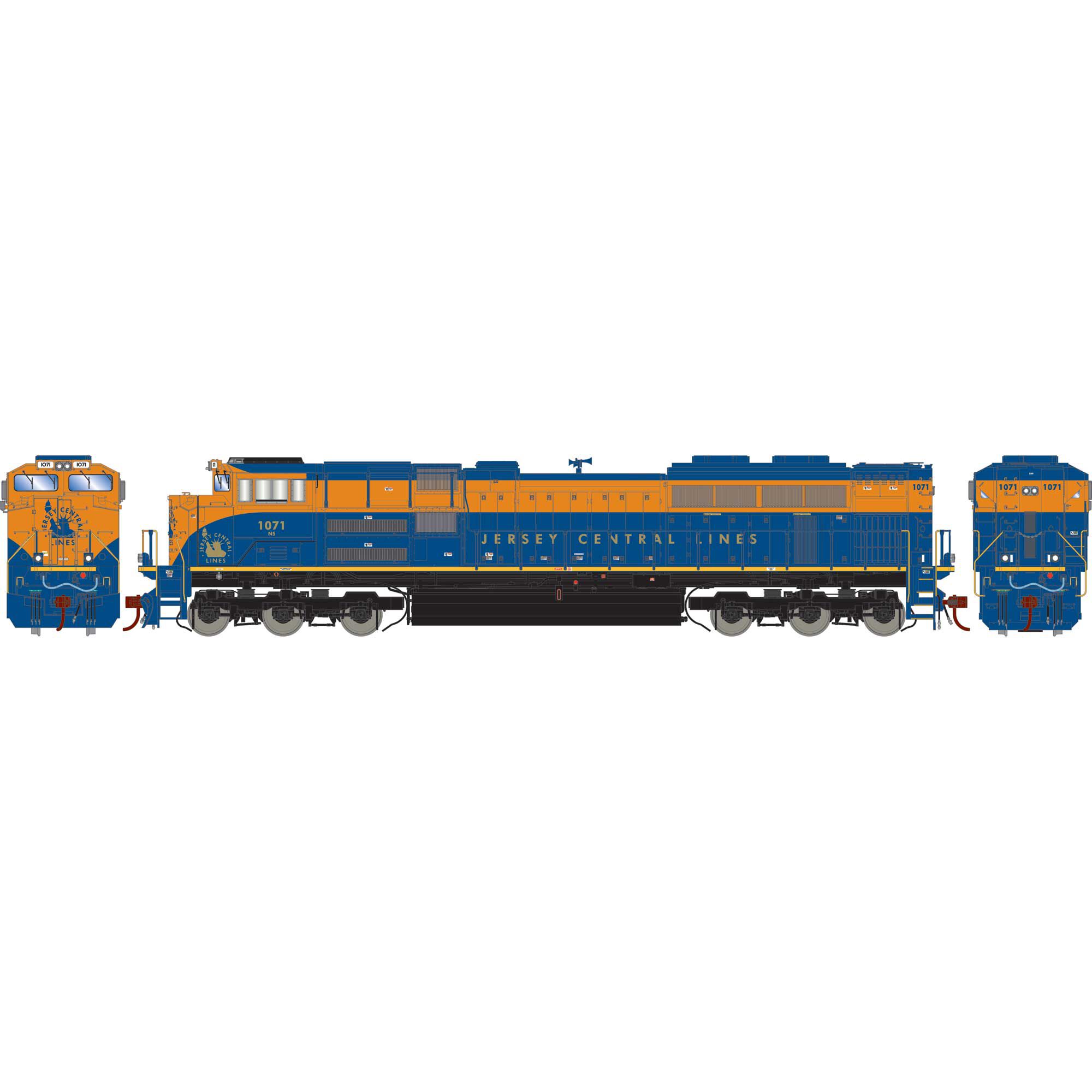 HO SD70ACe Locomotive, NS/CNJ Heritage #1071 Model Train | Athearn