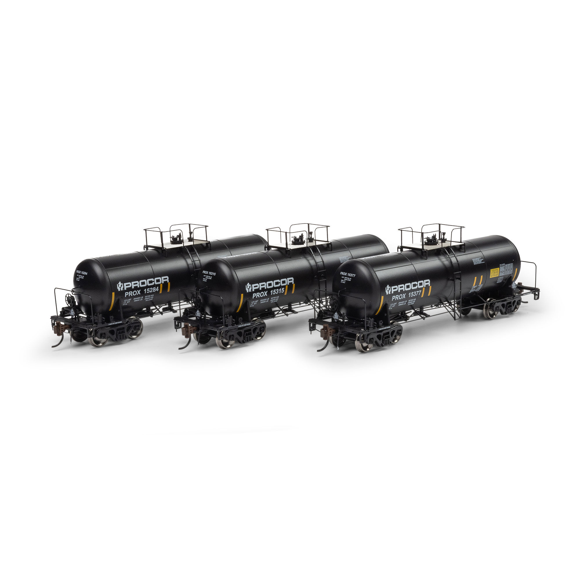 Athearn Genesis HO 13K Gallon Acid Tank Car, PROX #15284/15315