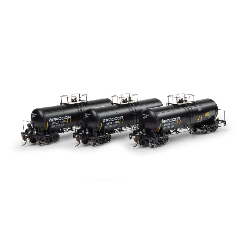 HO 13K Gallon Acid Tank Car, PROX #15284/15315/15377 (3)