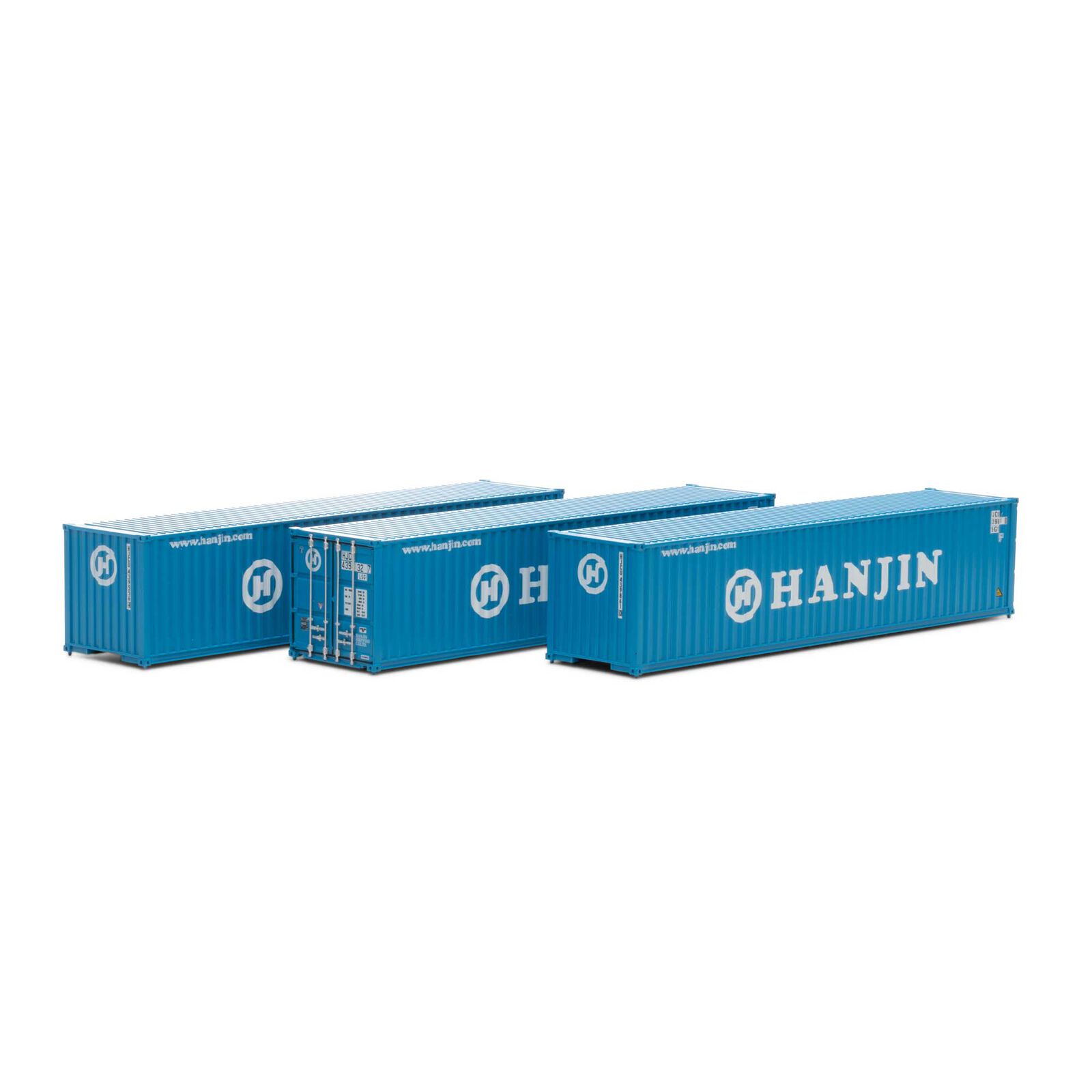 HO 40' Corrugated Low-Cube Container, Hanjin #1 3)