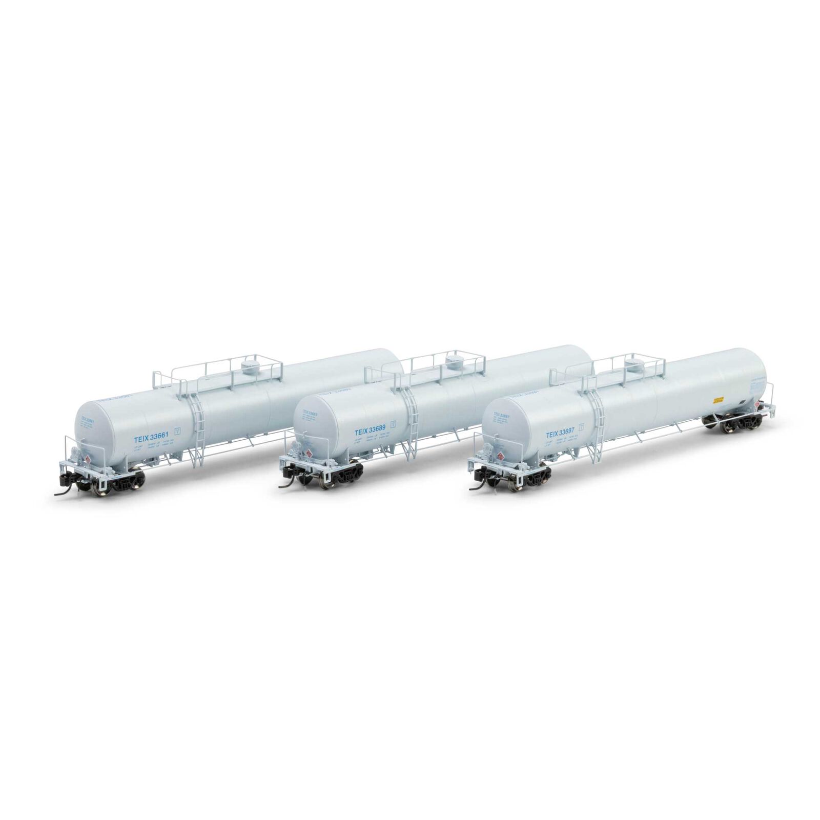 Athearn Genesis N UTC 33K LPG Tank Car- Late, TEIX #33661/33689/33697 (3)