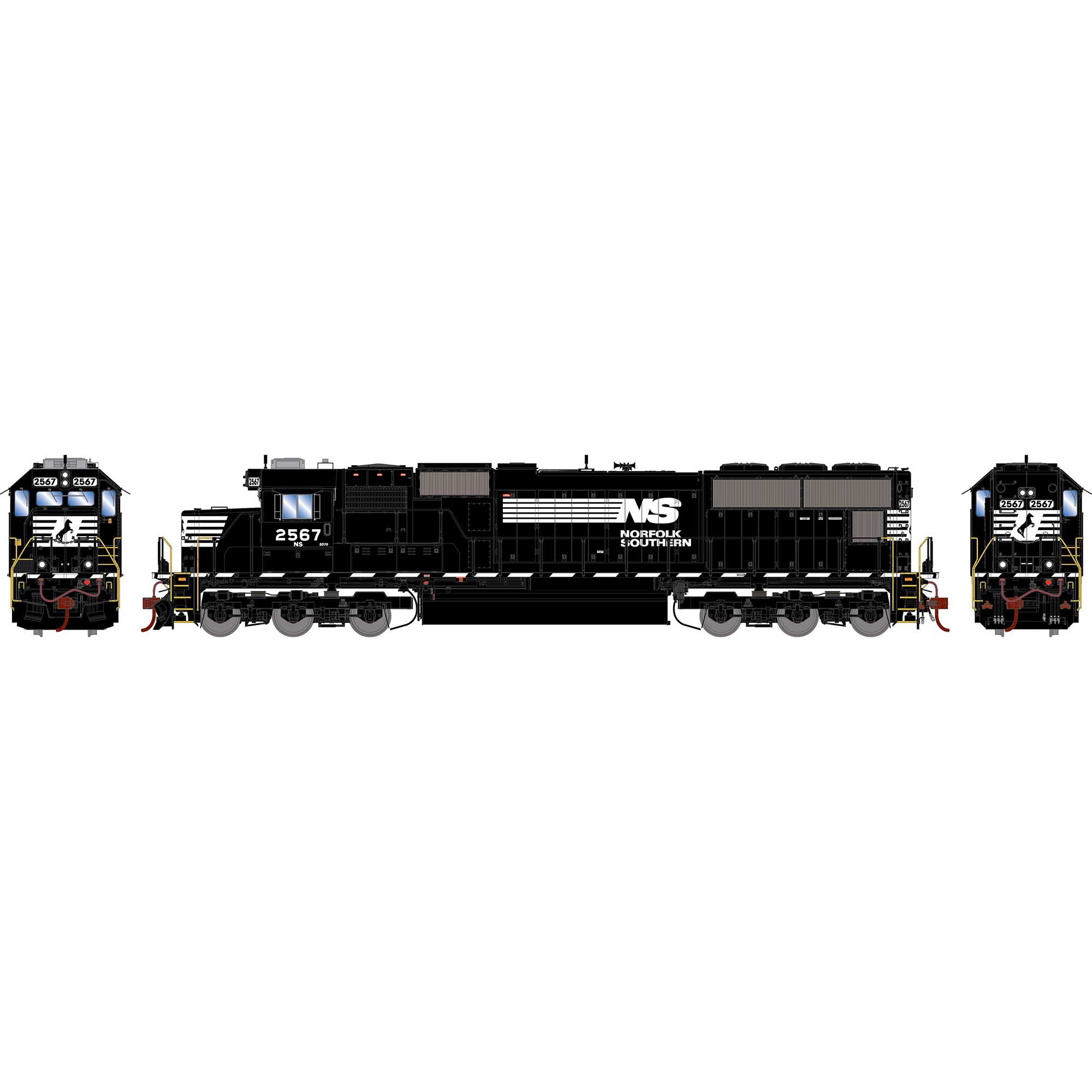 Nゲージ Athearn NorfolkSouthern NS2507 SD70-