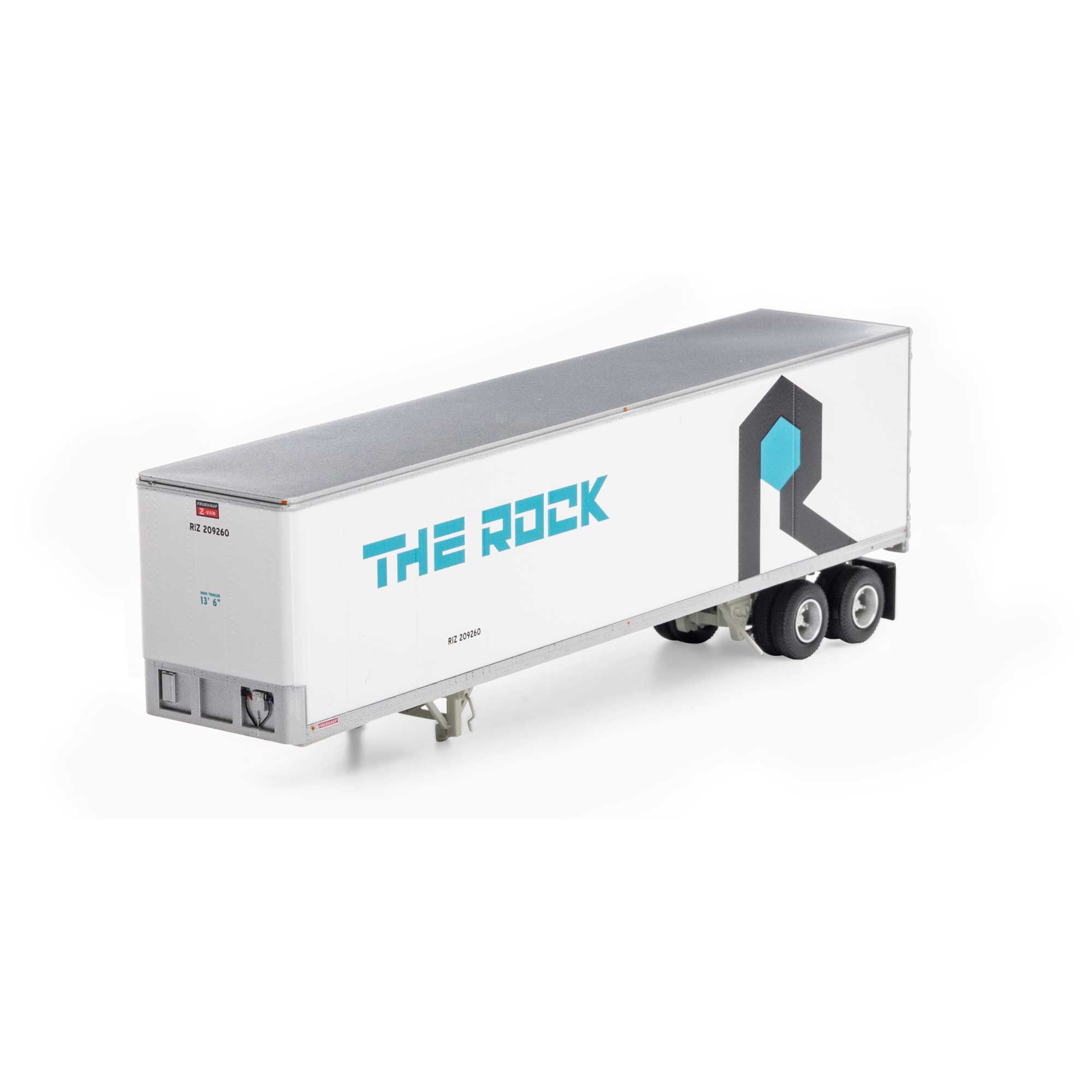 Athearn HO RTR 40' Fruehauf Trailer, The Rock/RIZ #209260 Model