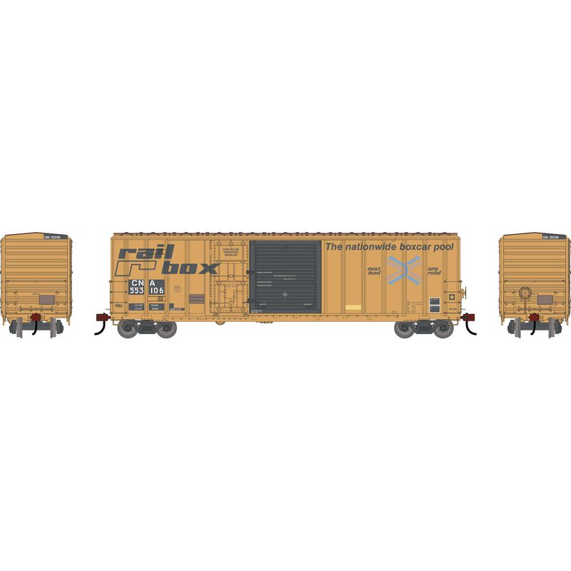 Athearn HO ATH 50' FMC 5277 Combo Door Box Car, Primed For Grime CNA 'Ex-ABOX' 553106