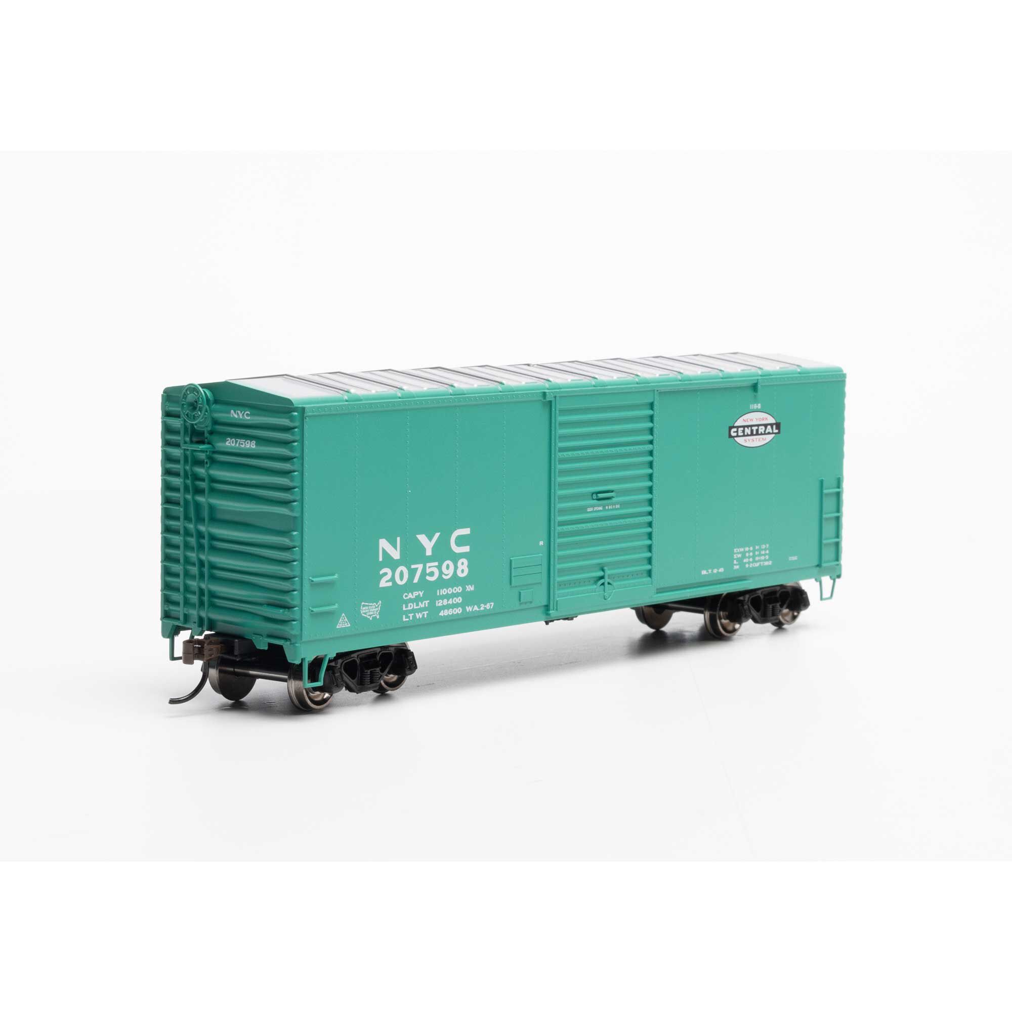 HO 40' Modern Box Car, NYC #207598 Model Train | Athearn