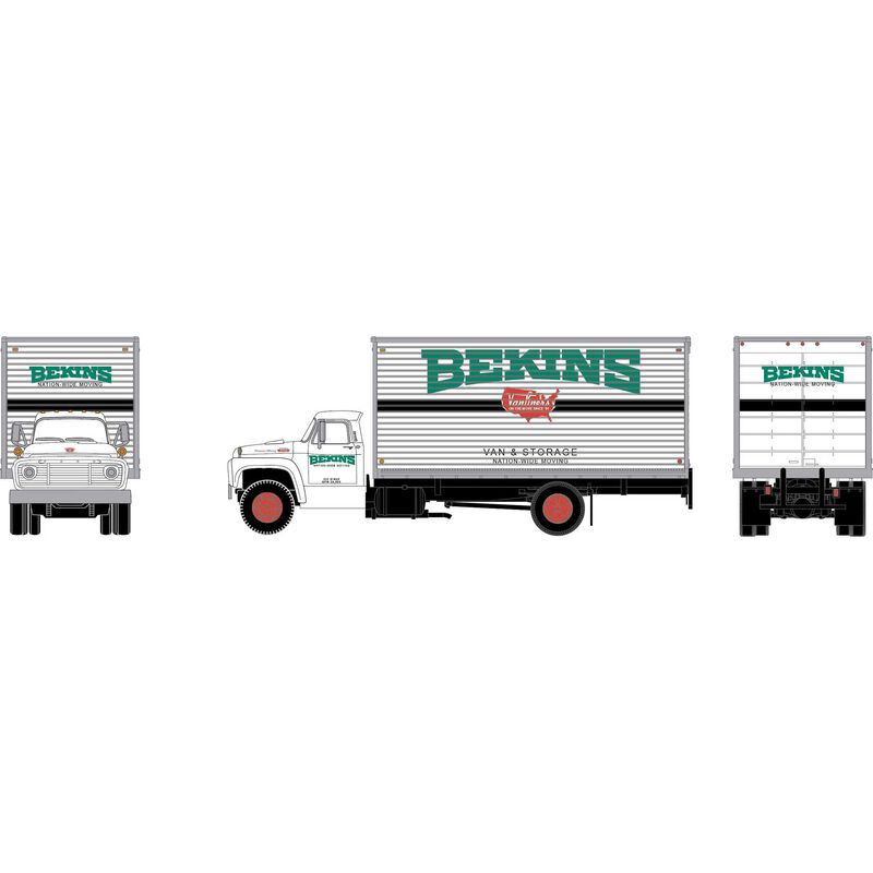 HO ATH Ford F-850 Box Van, Bekins