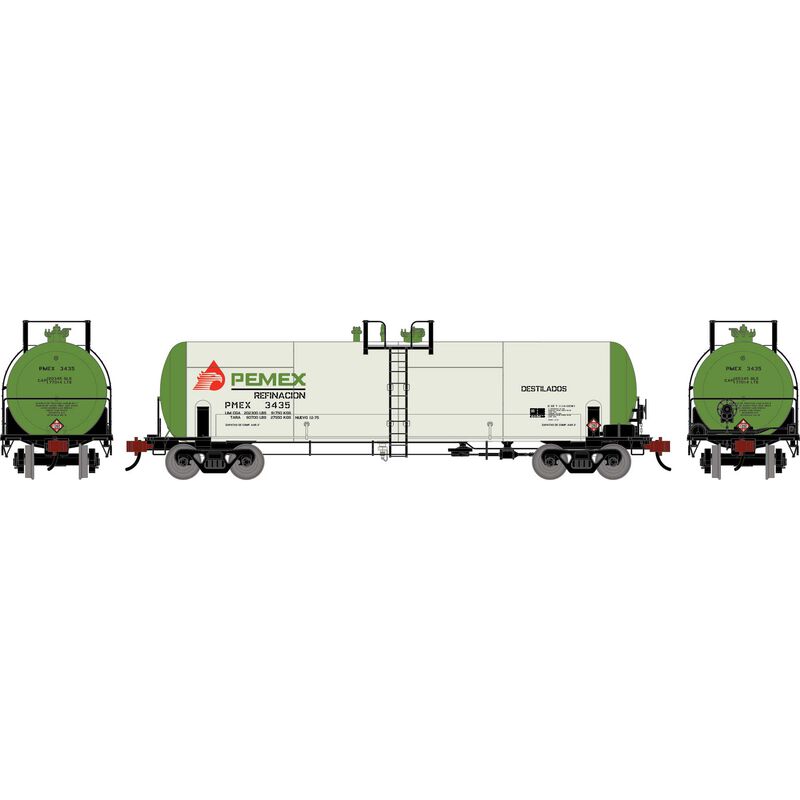 Athearn HO ATH RTC 20,900 Gallon Acid Tank Car, PMEX #3435