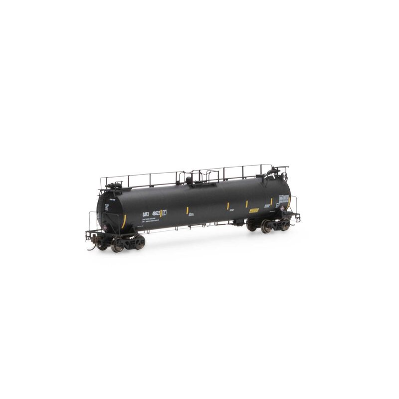HO TankTrain Intermediate,GATX/Yellow Stripe#48622