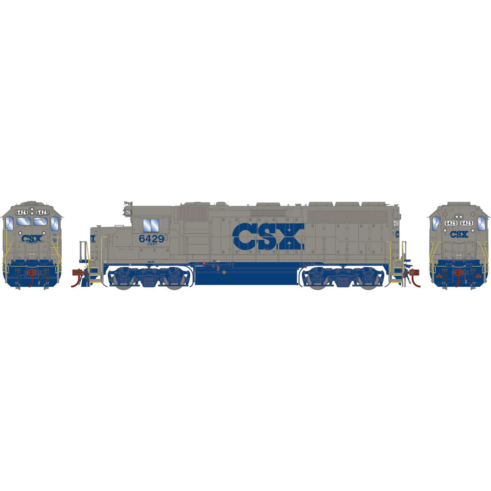 HO GP40P-2 Locomotive with DCC & Sound, CSXT #6429