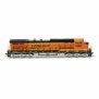 HO GE Dash 9-44CW Locomotive, BNSF Wedge #4484