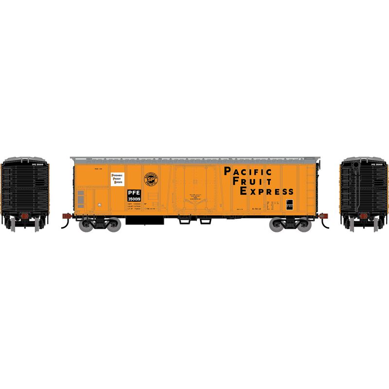 HO RND 50' Exterior Post Mechanical Reefer, PFE #350019