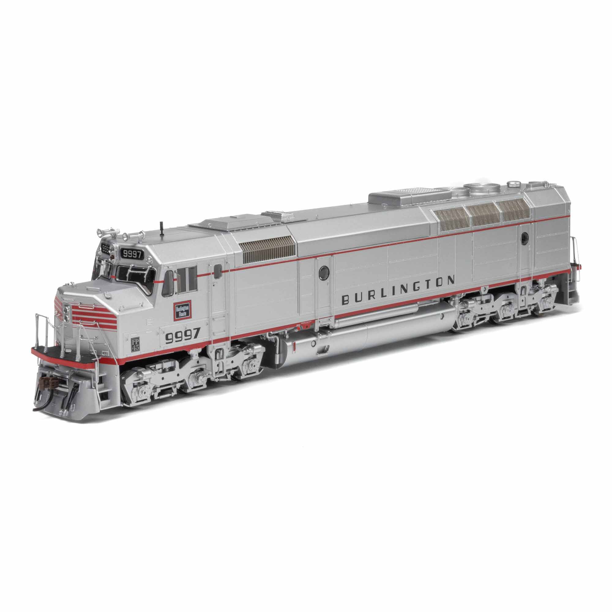 HO FP45 Locomotive, CB&Q #9997 Model Train | Athearn | Athearn