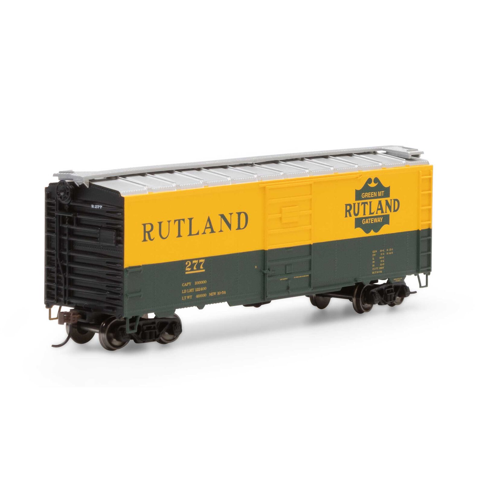 HO RTR 40' Superior Door Box, Rutland #277