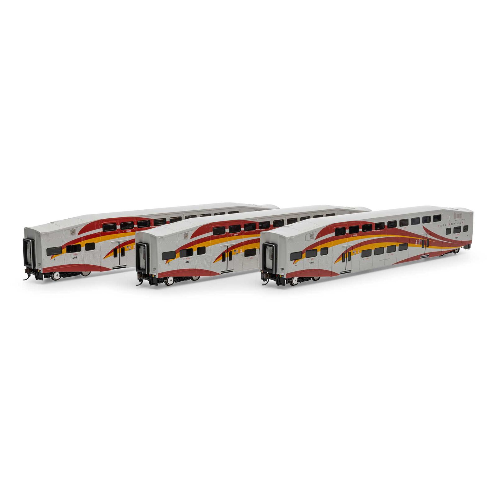 HO Bombardier Passenger Coach, NMRX #1003 / #1004 / #1013 (3)