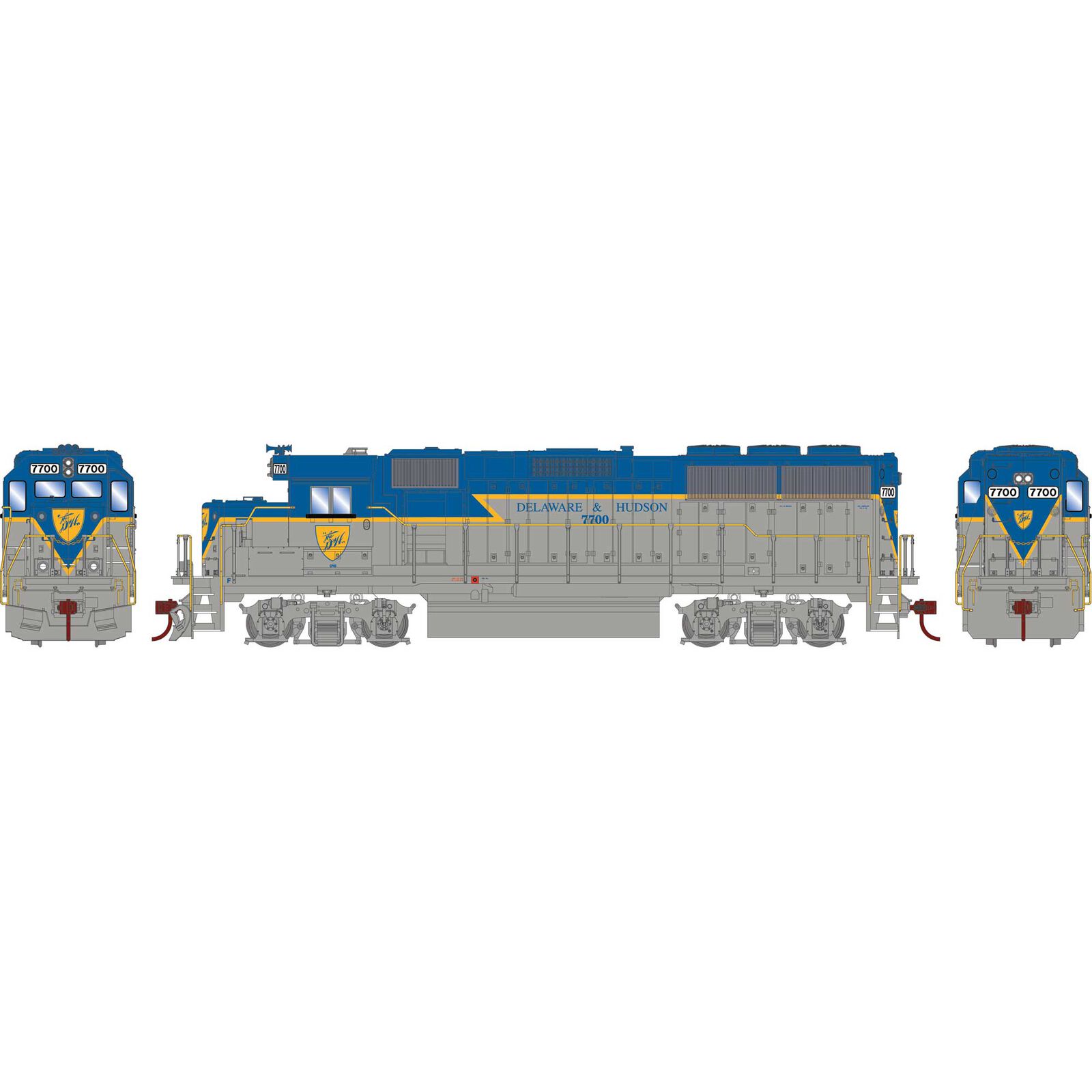 HO EMD GP60 Locomotive with Econami DCC & Sound, Legendary Liveries, DH #7700