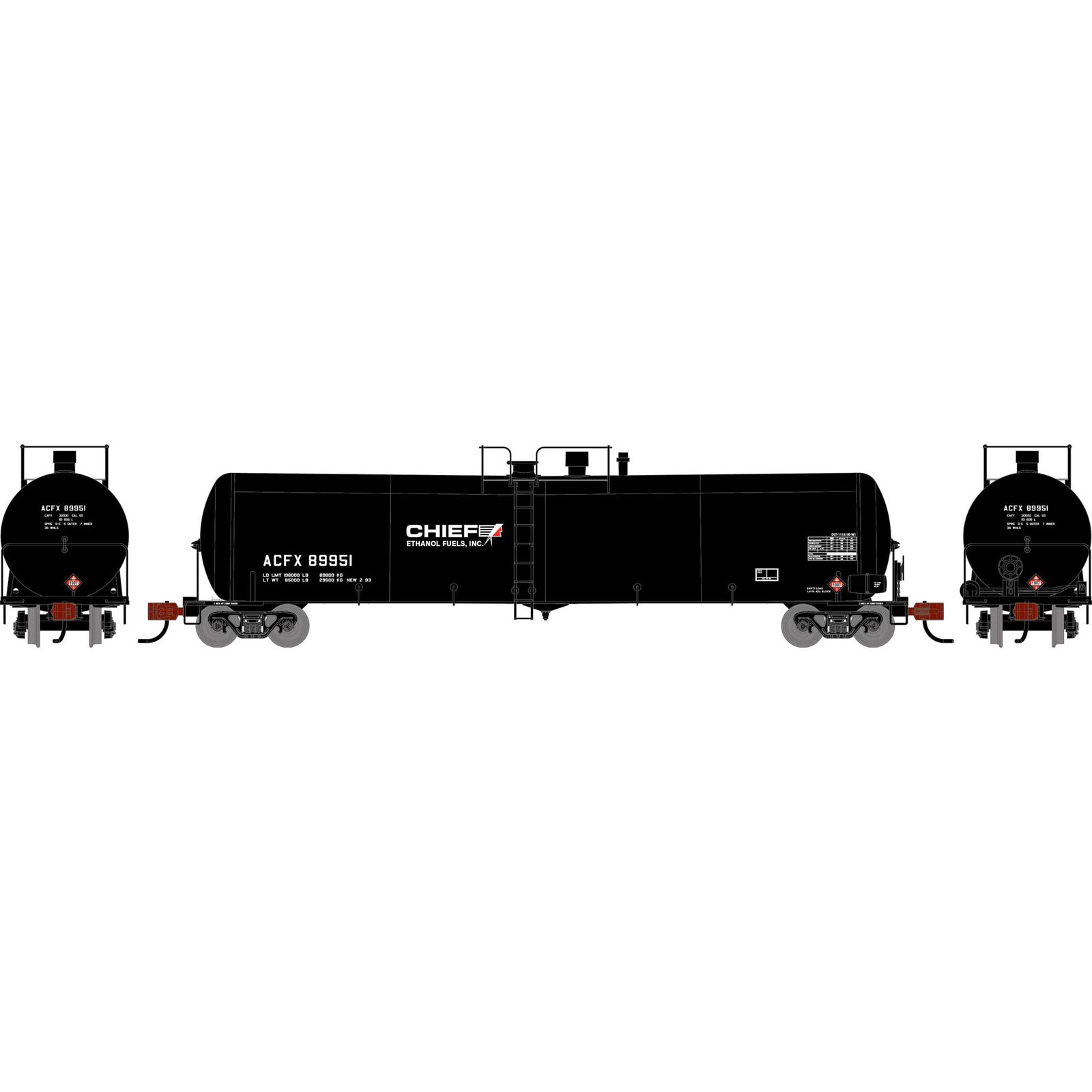 N ATH 30K Ethanol Tank Car, ACFX #89951